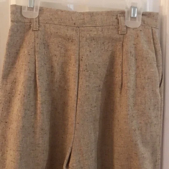 Vintage Pleated Tan/Brown Pants - Picture 3 of 7
